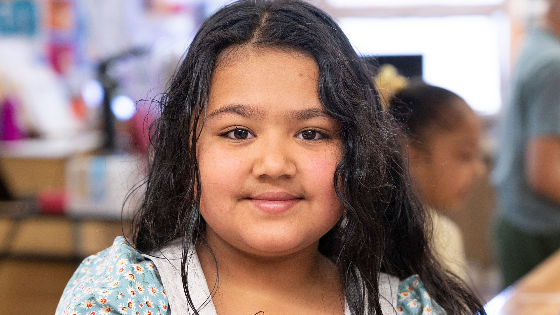 Close-up of a young girl.