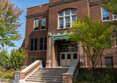 Hartford University School on a sunny day.