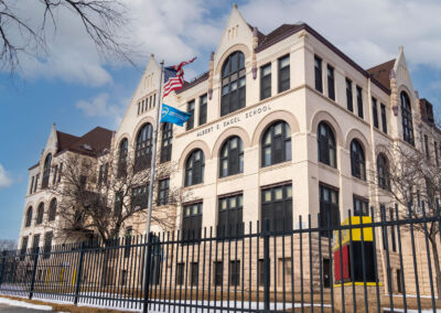 Escuela Kagel en invierno.