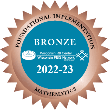 Bronze award for math