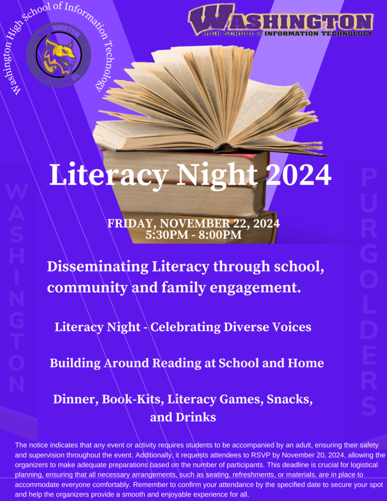 Literacy Night flyer