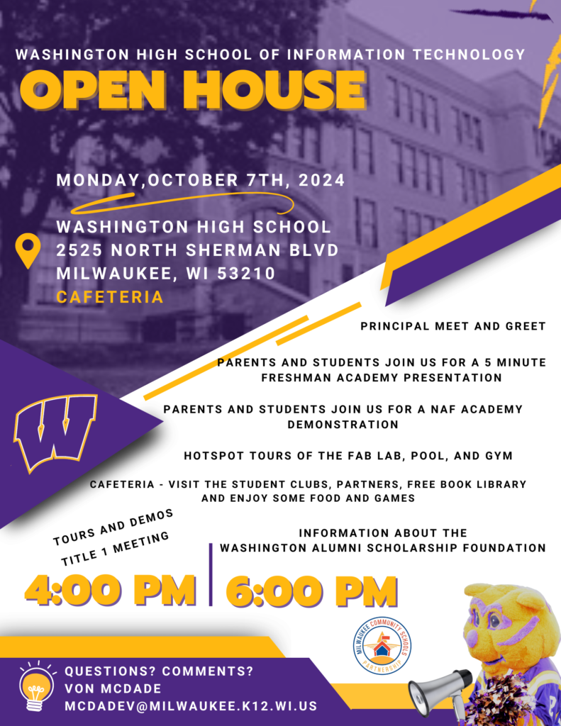 Open House flyer