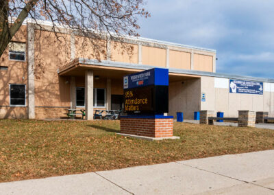 The exterior of Wedgewood Park International School.