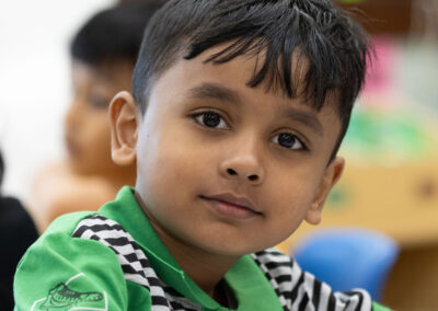 Close-up of a young boy.